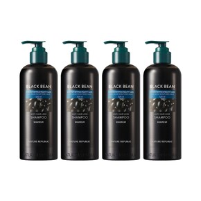 블랙빈 샴푸 520ml 대용량 4개