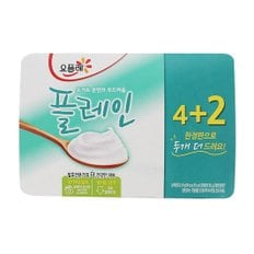 빙그레 (맛나)요플레(플레인) 85g x (4+2)입/빙그레