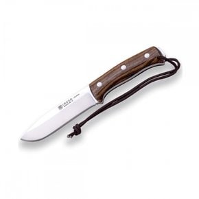 Joker Hunting Knife Nomad CN125 5 SANDVIK 14C28N 78.77    벽 너트 우드 핸들 블레이드 인치