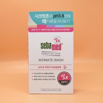  세바메드 인티메이트 워시 pH3.8여성청결제 200mL