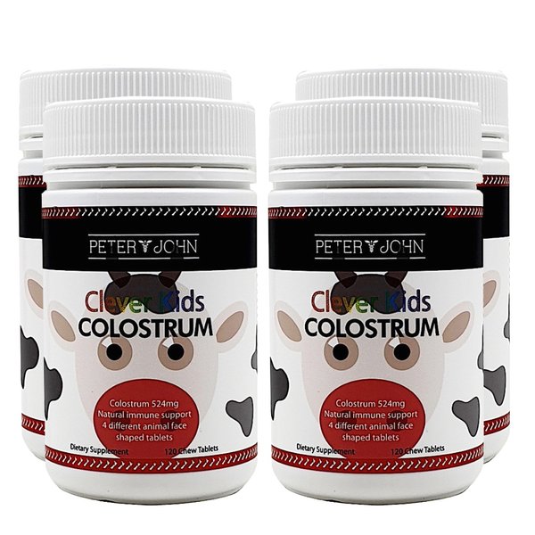 뉴질랜드 피터앤존 키즈 초유 Colostrum 120정 4개