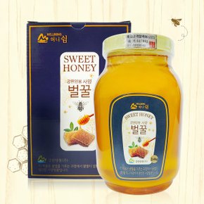 허니쉼 사양벌꿀2.4kg(pet) /칼라박스포장