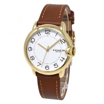  ARDEN 36MM 14503607 [] [코치] 화이트 다이얼 스테인레스 스틸 미네랄 유리 석영 시계 시계