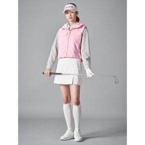 (BJ4236A03X) 여성 봄 안감형 후드 베스트 - 핑크