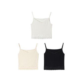 오앨 CROP SLVLESS KNIT TOP_3COLORS