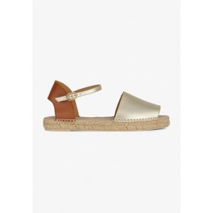 이스퀘어 4352517 Geox LAMPEDUSA - Espadrilles gold cognac