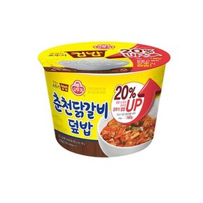 오뚜기 컵밥 춘천닭갈비덮밥 310gx12개입/1BOX