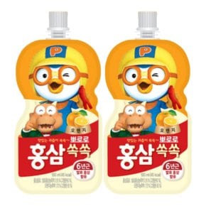 팔도 뽀로로 홍삼쏙쏙 오렌지100ml x 40팩