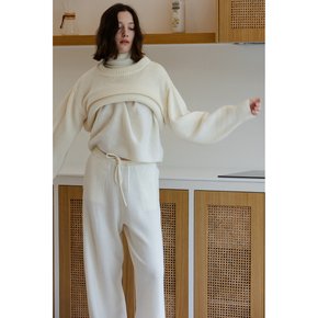 Softly Knit Pants (Ivory)