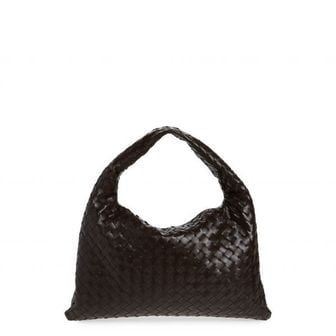 보테가베네타 우먼 Bottega Veneta 스몰 합 인트레치아토 레더 호보백 2190 Fondant M Brass 9280056 96310742