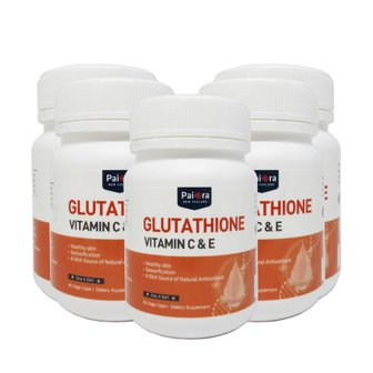  파이오라 글루타치온 비타민C E 마린 콜라겐 60캡슐 5개