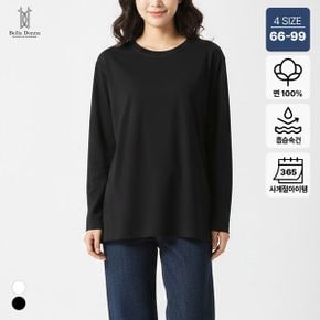 2장이상무배 벨라도나 여성 건절기 데일리 무지 긴팔면티셔츠 이너티 2컬러 66 9.._P416929385