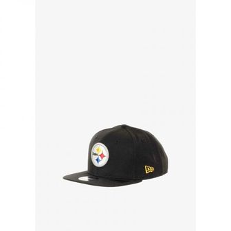 뉴에라 우먼 뉴 에라 PITTSBURGH STEELERS NFL 오리지널 핏 스냅백 - 볼캡 야구모자 골프모자 - 블랙 86