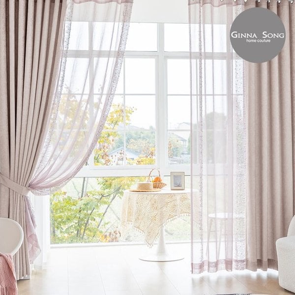 비즈 암막커튼+코디커튼 풀세트 대형