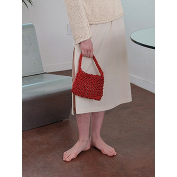 MINI TOTE BAG IN RED