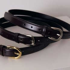 25mm Basic Eco Leather Belt (Brown)