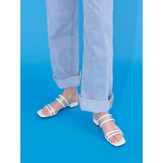 슈하이 Hologram PVC 2cm Waterproof Mule/S0201/5Colors