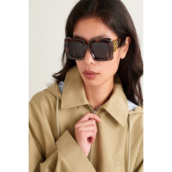 아나그램 오버사이즈 스퀘어 프레임 톨토이즈쉘 선글라스 46376663162984071