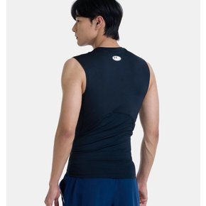 1361522-001 블랙 남성 HeatGear® 슬리브리스 히트기어 컴프레션 나시