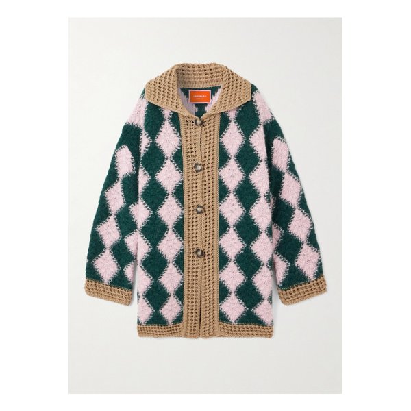 라더블제이 볼링 크로셰 울 혼방 가디건 네이비 46376663162903220