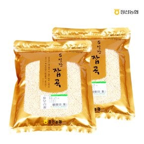 오일장잡곡 찰보리쌀 1kgx2봉(2kg)