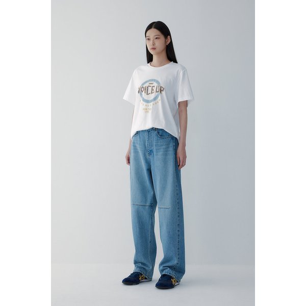 빈티지 그래픽 슬릿 티셔츠 7155440003106