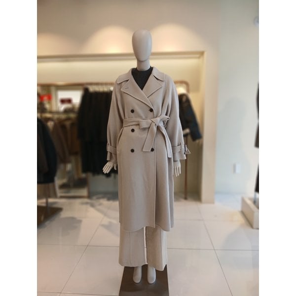 [여주점] 씨씨콜렉트 캐시미어혼방벨티드더블코트 E244msh166