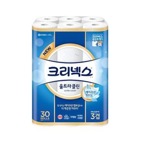 크리넥스 울트라클린 롤휴지 3겹 30롤