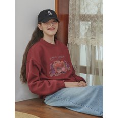 LITTLE FOREST SWEATSHIRTS [WINE]