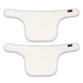 꿈두부 아기띠 바디 오가닉 침받이 빈티지리프 디자인 2개세트