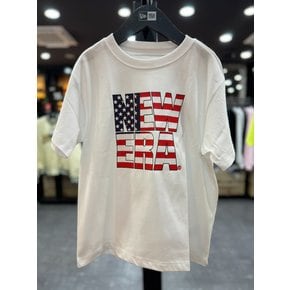 [여주점] (13679430) APK NE SE USA FLAG BIG LOGO RS32 WHT 티셔츠