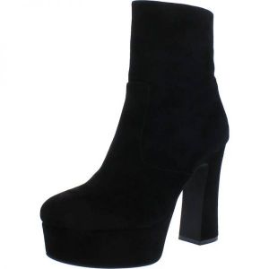 제프리캠벨 4331703 Jeffrey Campbell Brat-z Womens Suede Platform Ankle Boots