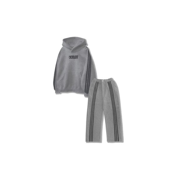 [SET] E03기모트랙라인 후드셋업 (그레이)