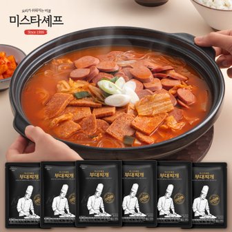 미스터셰프 미스타셰프 부대찌개 600g*6팩