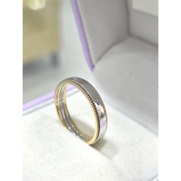 [파주점] 앙상블(L)WY 남여공용반지/커플링 WG+(YG 혹은 PG 혹은 WG) 18K 281500022