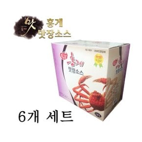 웰빙맛간강 홍게 맛장소스 1.8L 6개 조미간장소스 맛간장소스