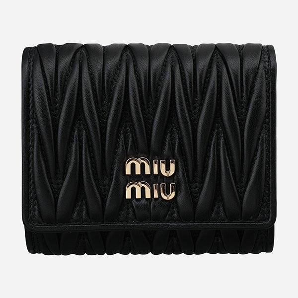 [시흥점] 6S 5MH033 AFPP F0002 마테라쎄 나파 레더 플랩 카드 지갑 블랙