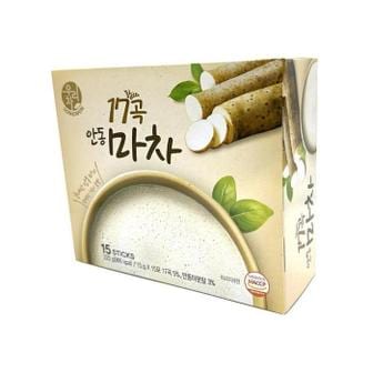 셀러허브 송원 17곡 안동 마차 분말 15g 15스틱 곡물차 (S45270331)