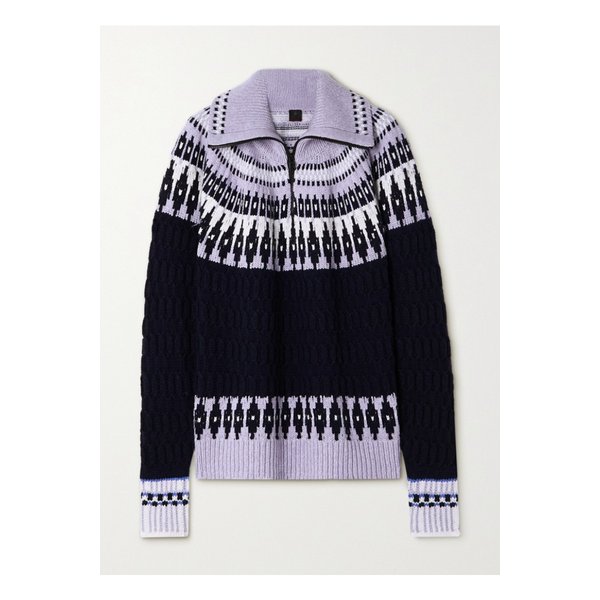 보그너 파이어 앤 아이스 Dargy Jacquard-knit Sweater 라일락 1647597281505961