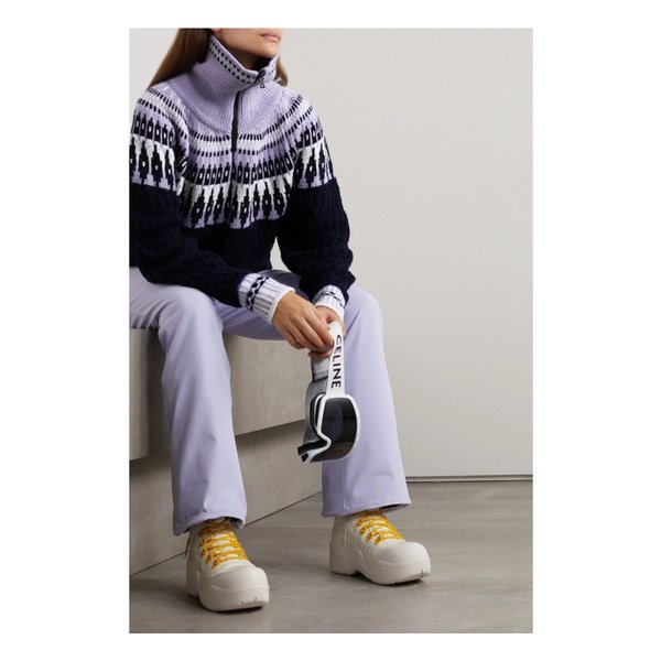 보그너 파이어 앤 아이스 Dargy Jacquard-knit Sweater 라일락 1647597281505961