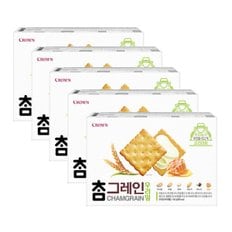  크라운 참그레인샌드 우리밀 192g 5개