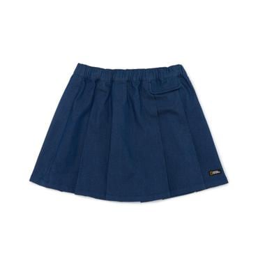 내셔널지오그래픽키즈 K251GSK010 여아 플리츠 스커트 NAVY