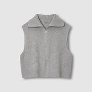 여 루즈핏 집업 베스트 J115402008083