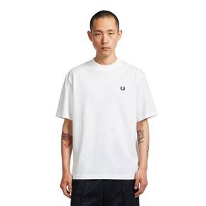 백 프린트 텍스트 반팔 티셔츠 스노우 화이트 M2475 129 11489485