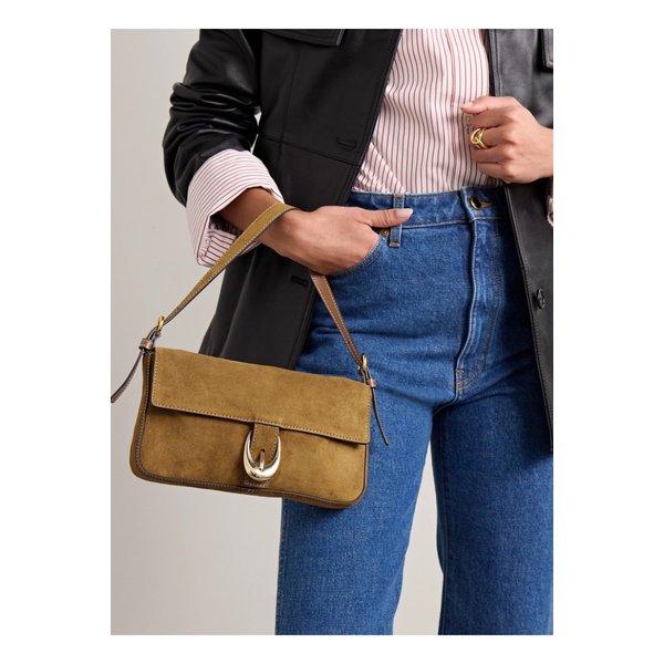 스타우드 할로우 버클 스웨이드 숄더백 1647597342310691