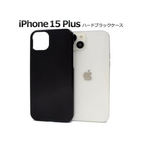 PLATA iPhone15 Plus 케이스 허드 블랙 쿠로 아이폰 15 플러스 i