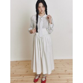 Freckle Overall Skirt_white