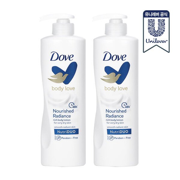 바디러브 바디로션 너리쉬드 라디언스 400ml 2개