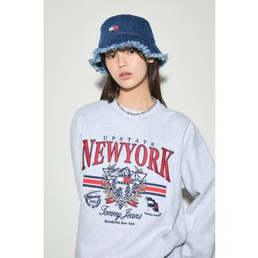 [장원영PICK] 공용 헤리티지 프린지 데님 버킷햇 T32E7AHT05TMT2 TOMMY JEANS