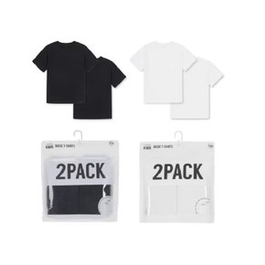 공용) 에센셜 코튼 반팔 티셔츠(2PACK)MKF5TS3901/TS3901